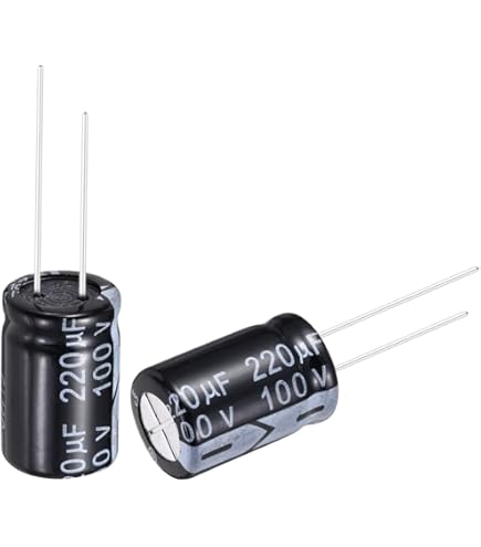 Set of 5, Nichicon 105°C Electrolytic Capacitor 4.7uF 100V (4.7