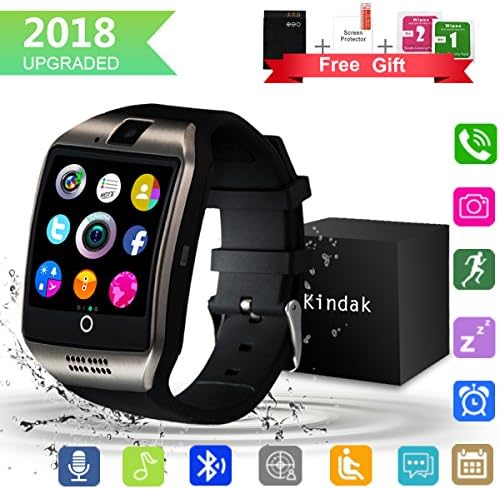Bluetooth Smart Watch with Camera TouchScreen, Unlocked iPhone Smartwatch SIM Card Slot Watches, Waterproof Sports Smart Wrist Band Watch Compatible with Android Phones IOS Samsung for Kids Men Women