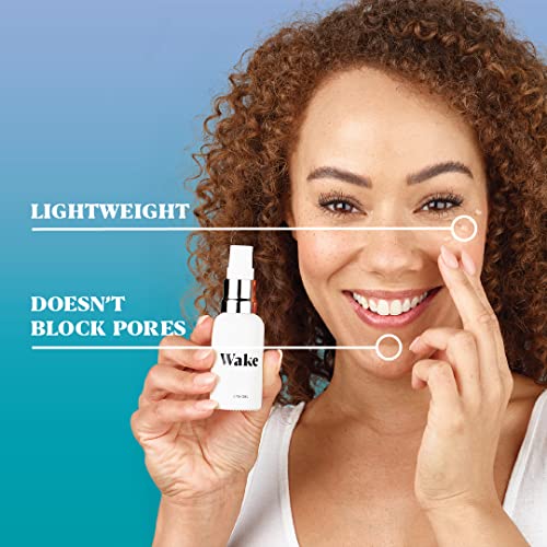 Wake Skincare Eye Gel Hydrating Eye Serum for Puffy Eyes, Dark