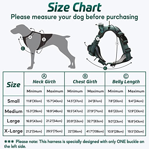 rabbitgoo Dog Harness for Medium Dogs No Pull, Medium Dog Vest with