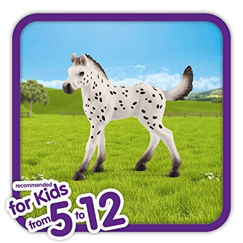schleich 13890 Knabstrupper Fohlen, für Kinder ab 5-12 Jahren, HORSE CLUB - Spielfigur – Bild 3