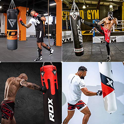 image for RDX Punch Bag for Boxing Training | Filled Heavy Bag Set with Punching