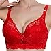 Women Sexy Lace 3/4 Cup Breathable Adjustable Straps Push Up Bra (Plus Size 32-42 A-C, Underwire)