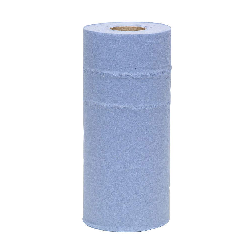 2Work Hygiene Paper Roll 2-Ply 250 mm x 40 m Wrapped Blue CPD43579