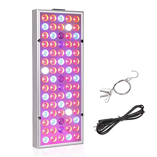 LED Grow Light for Indoor Plants, ABS Super Robust & Light Weight Growing Lights, IR & UV Full Spectrum Grow Lamp for Micro Greens Seeding, Seedling, Vagetative, Flowering（25W）
