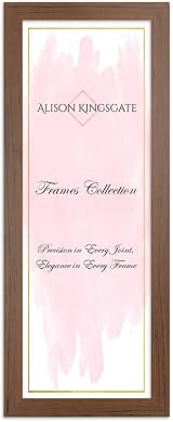 Alison Kingsgate Modern Walnut Picture Frame 100x50cm Engineered Wood
