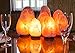 CRYSTAL DECOR saltlamp 7” to 8”, 6-8 lbs Dimmable Hand Crafted Natural Himalayan Salt Lamp On Wooden Base, 7 in