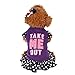 NEARTIME Puppy Clothes, Small Dog Dress Cute Doggy Clothes Fly Sleeve Dresses (M)