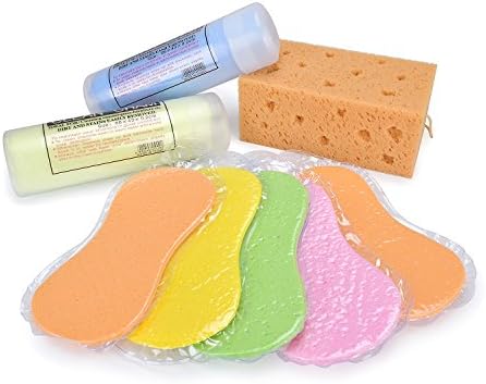 HOTPDR Car Wash Sponge Car Cleaning Kit 8 in 1 Set Auto Detailing Tools to Clean Interior Exterior of Cars Autos Vehicles