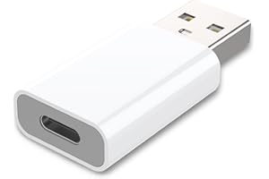 MOSWAG USB to USB C Adapter, USB C Female to USB Male Adapter Compatible with Apple MagSafe Watch 9/8/7/SE/Ultra, for iPhone 15 14 13 12 Mini Pro Max,iPad,Galaxy Note,Pixel,CarPlay,Wall Plug