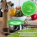  Homepop Boil Over Spill Stopper - Fits up to 12 Inch Pot or Pan - Perfect for Keeping Stove Top Clean - Green