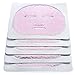Hydrogel Face Mask with Rose Water (5 MASKS): WHOLESALE Gel Sheet Masks with Rose Essential Oils, Red Wine Essence, Hyaluronic Acid, Collagen, and Vitamin E for Deep, Intensive Hydration