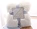 YOU SA Super Soft Shaggy Faux Fur Blanket Ultra Plush Decorative Throw Blanket 51''*63'',Cream White