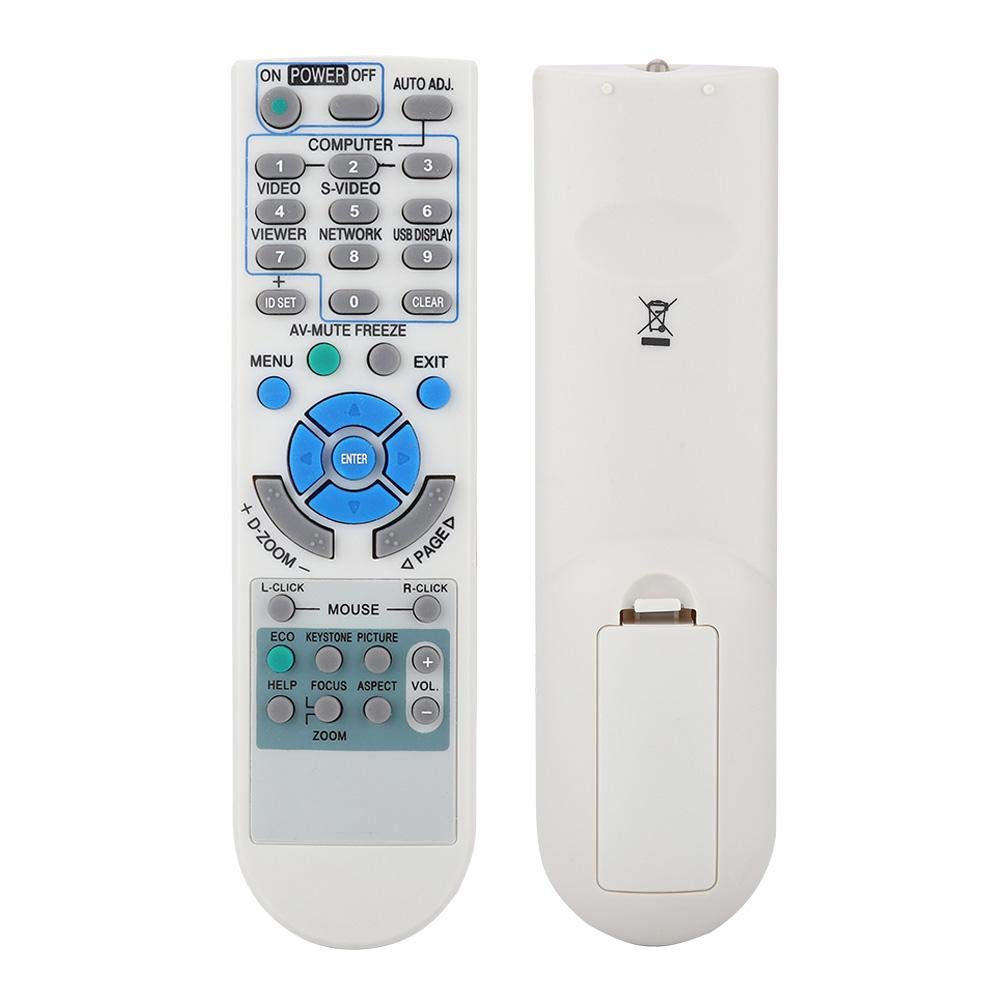 Projector remote control Universal multifunctional projector remote control remote control for RD-448E / NP-VE280 / NP-VE281 / NP-V260, ABS, white