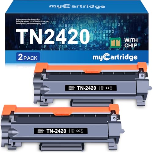 MyCartridge 2 Toner Compatible Brother TN-2420 TN2420 for Brother HL-L2370DN MFC-L2710DW MFC-L2710DN HL-L2310D HL-L2350DW DCP-L2530DW DCP-L2550DN HL-L2357DW MFC-L2730DW MFC-L2750DW DCP-L2510D