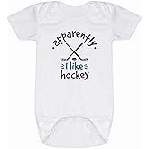 ChalkTalkSPORTS Hockey Baby & Infant One Piece | Ice Hockey Theme Bodysuits