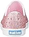 Native Shoes, Jefferson Bling Child, Kids Lightweight Sneaker, Milk Pink Bling/Shell White, 7 M US Toddler