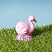 MLWYQOJ Flamingo Themed Kitchen Dish Scrubber - Plastic Palm Grip Scrub Brush with Nylon Bristles