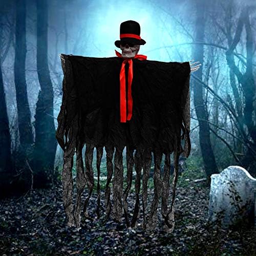 Halloween Hanging Props Decorations Ghost Witch Scary Skull Vampire Haunted for House Yard Bar Halloween Horror Decor (Gentle)