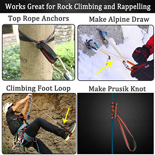 Boaton Climbing Utility Cord, Nylon Sling Runners, Creating Anchors