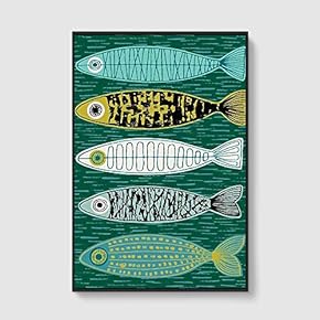 Framed Home Artwork Nordic Style for Living Room Bedroom