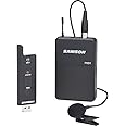 Samson XPD2 Lavalier USB Digital Wireless System with Lavalier Microphone and USB Stick Receiver, Works with Computers and Samson Expedition Portable PA Systems