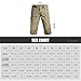 FREE SOLDIER Men's Capri Shorts Pants Casual Loose Fit Water Resistant Work Hiking Shorts Multi Pockets Tactical Cargo Shorts