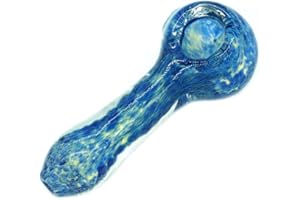 GENERIC 4.2" Gorgeous Tobacco Pipe Set, Collectible Smoking Pipe with Cleaner Tamper Tool Black Carrying Case, Complete Pipe Accessories Kit (B)