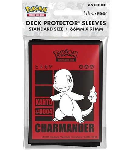 Amazon.com: Pokemon 15311 Ultra Pro-Standard Deck Protectors Charizard  (65pk) : Toys & Games