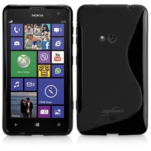 Nokia Lumia 625 Case, BoxWave [DuoSuit] Ultra Durable TPU Case w/ Shock Absorbing Corners for Nokia Lumia 625 - Jet Black