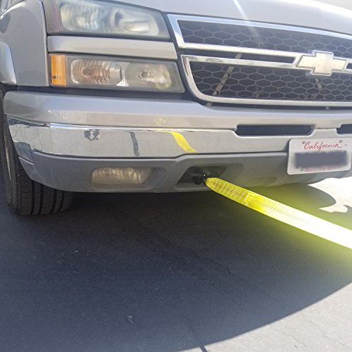 Heavy Duty Emergency Tow Strap 2" x 20 FT 10,000LB Towing Rope w/ 2 Steel Hooks includes free bag
