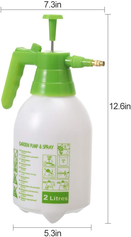 ITISLL 68oz Garden Pump Sprayer Portable Yard & Lawn Sprayer for Spraying Weeds/Watering/Home Cleaning/Car Washing 0.5 Gallon 219NR2 : Garden & Outdoor