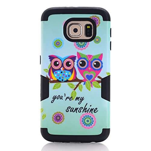 Galaxy s7 case, savyou sunshine owl 3 in 1 hybrid shock absorbing…