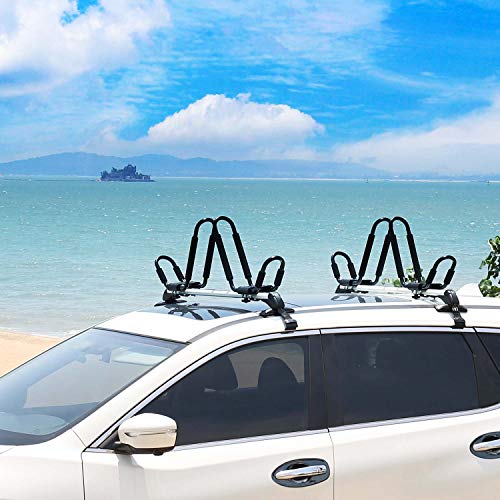 Leader Accessories Kayak Rack 2 Pair J Bar for Canoe Surf Board SUP On