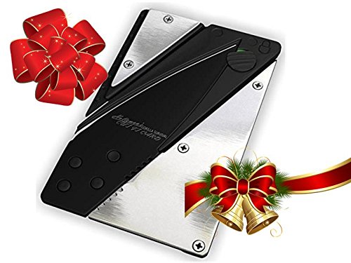 Credit Card Sized Folding Wallet Knife- This Is the Perfect Pocket or Survival Tool with Stainless Steel It's Cool, Portable, Practical, and Lightweight with We Know You'll Love It!