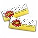 Big Dot of Happiness Bam Superhero - Candy Bar Wrappers Baby Shower or Birthday Party Favors - Set of 24