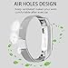 POY Metal Replacement Bands Compatible for Fitbit Alta and Fitbit Alta HR, Milanese Loop Stainless Steel Bracelet Smart Watch Strap with Unique Magnet Lock, Small Silver