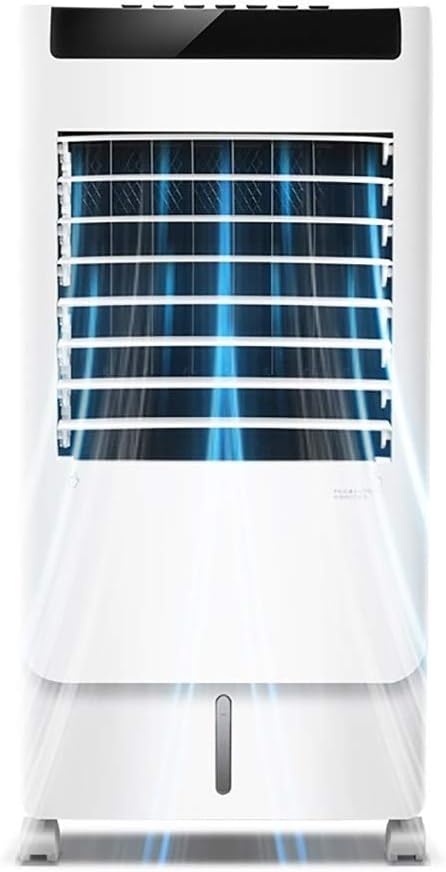 XPfj El Verano Portátil Enfriador De Aire,Invierno Calor Climatizador,3 Velocidades Oscilante Poco Ruido Evaporativo Sin Tubo Acondicionado Blanco