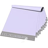 Metronic Poly Mailers 14.5X19 100 Pack, Strong Adhesive Shipping Bags for Clothing, Waterproof and Tear-Proof Packaging Bags Mailers Poly Bags for Shipping Envelopes in Lilac Purple