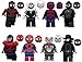 UPSTONE 8 Pieces Minifigures Super Heroes Set Building Blocks Action Figures Toy, Kids Gift ztos