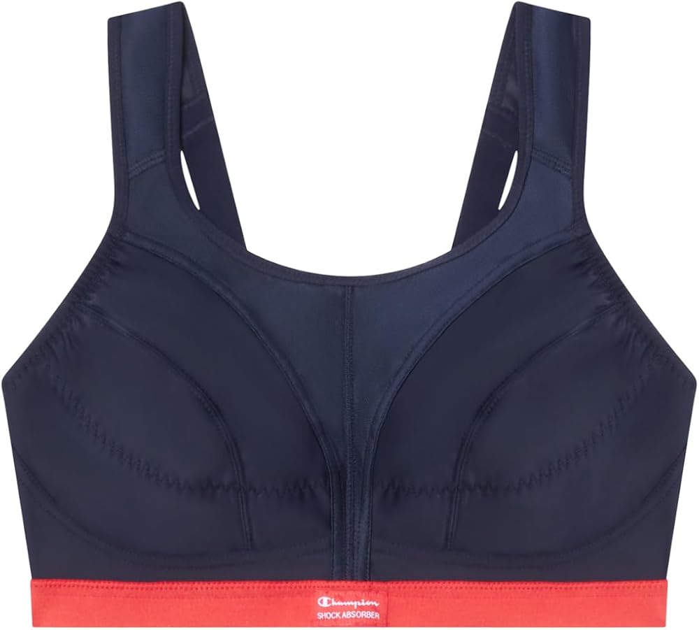 Champion Active D+ Shock Absorber Sports Bra Maximum Support Dark Blue Red