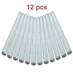 CozYours FIBERGLASS TIKI TORCH WICKS 9.85" LONG 12 PCS; 118.2" TOTAL; (Replacement Tiki Torch Wicks For Oil Lamps, DIY Wine & Beer bottle Tiki Torches, etc. (Tiki Torches Wicks)
