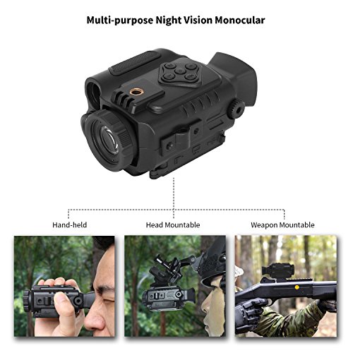 image for Bestguarder NV-600 Ultra Small 1-5X18mm Digital Infrared Night Vision 