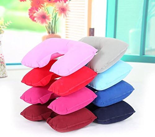 1pcs U Shape Travel/ Office/home Pillow Inflatable Neck Cushion Inflateable Pillow