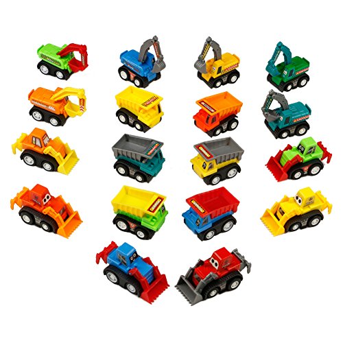 3 Construction+Vehicles+Decorations+Excavator+Preschool