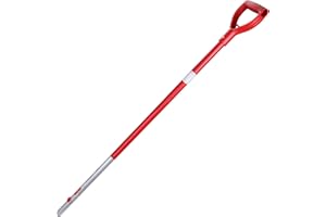 WOLF Garten ZMAD Multi-Change Aluminium D-Grip Handle, Red, 85 cm