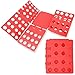 WYZworks Adjustable Adult Magic Fast Folder Clothes T-Shirts Folding Board (Red)