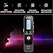 Digital Voice Recorder with Fast Charging by EVIDA,8GB 580Hours 1536Kbps PCM Voice Activated Recording 1 Button Recording/Saved Easy to Set Up Built-in MP3 Player (EV51 with Fast Charging)