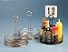 American Metalcraft RBNB17 Round Birdnest Condiment Racks, Large, Black