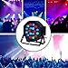 CO-Z Upgraded LED Stage Lights, 3 Pack 18x3W RGB Par Lights, 3pcs 7 Modes DMX Controlled Sound Activated Stage Effect Lighting for DJ Home Party Festival Dancing Bar Club Wedding Church Uplighting